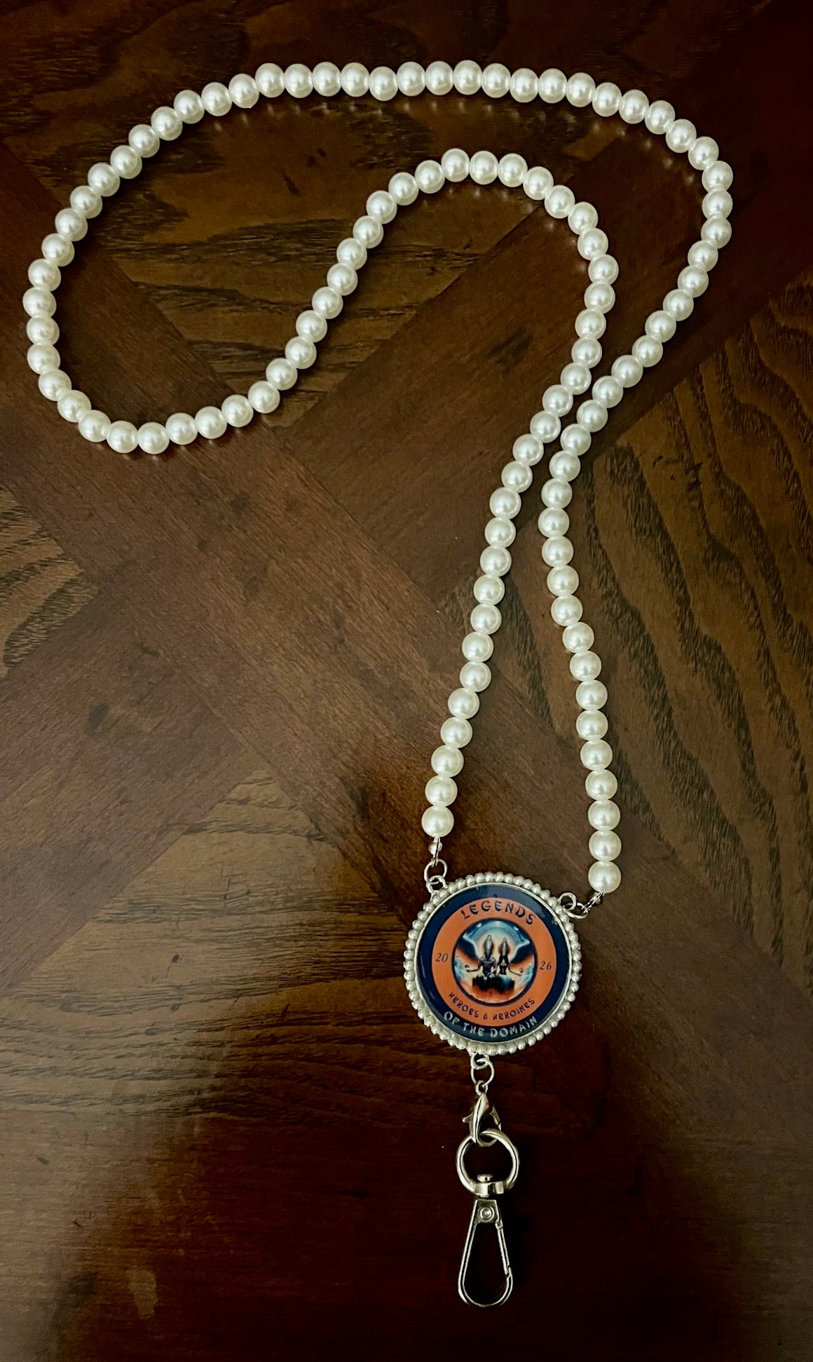 Legends Logo Pearl Lanyard